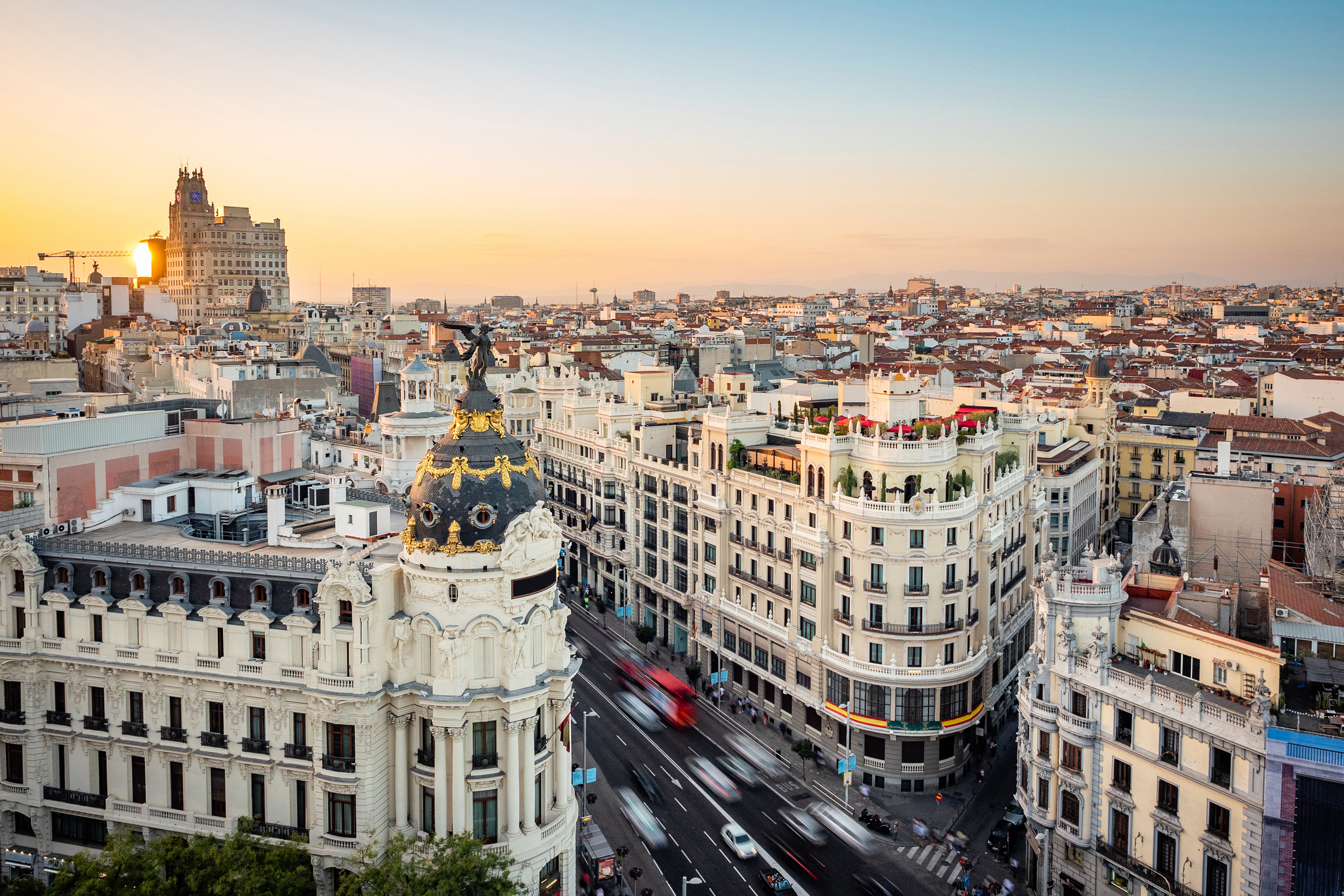 madrid skyline