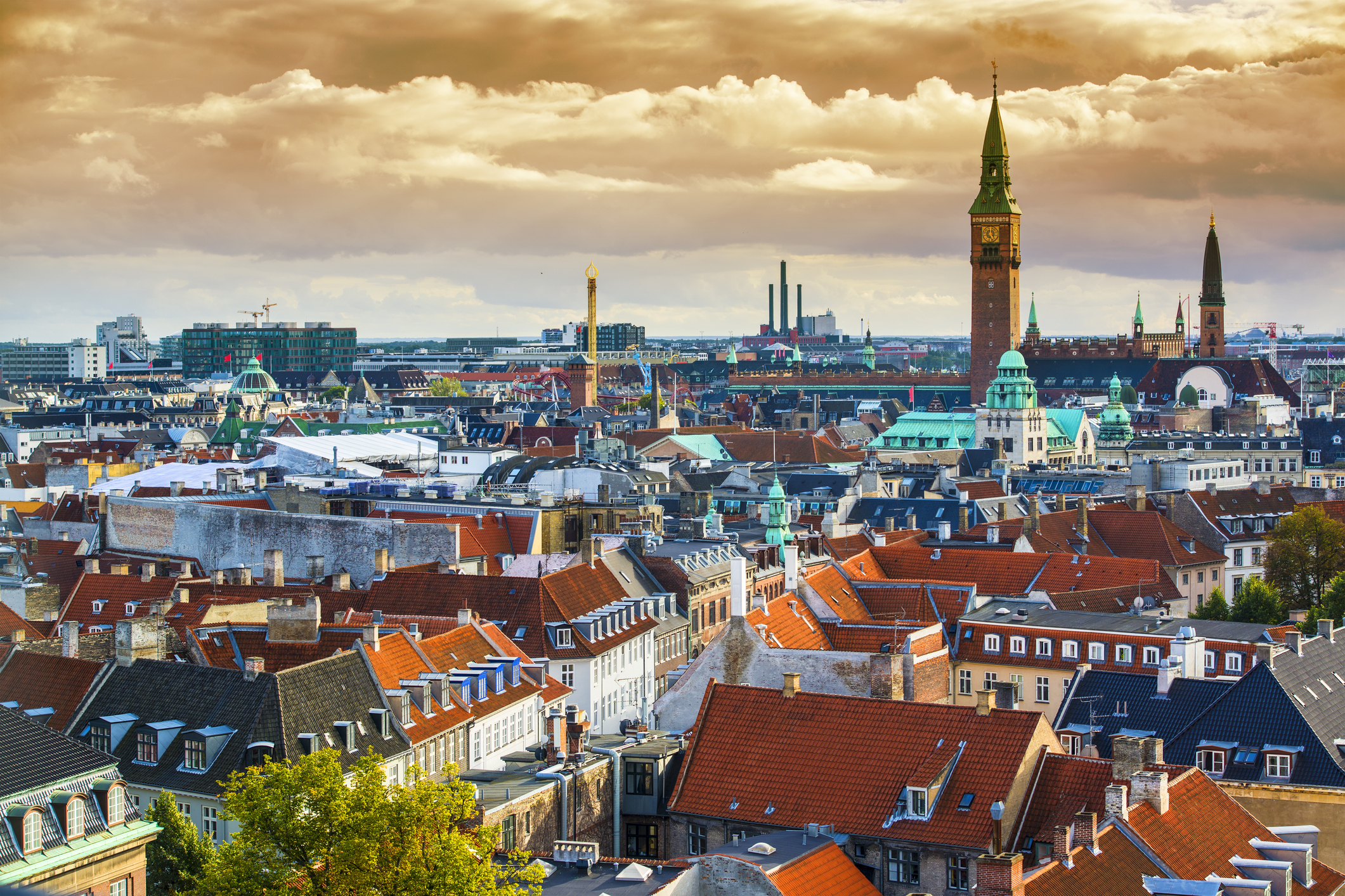 copenhagen skyline